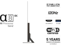 LG 83'' B6E 4K OLED smart TV (2026) Över 80 tums TV