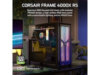 Corsair FRAME 4000X RS Mid Tower (svart) Midi tower