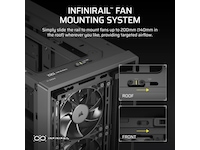Corsair FRAME 4000X RS Mid Tower (svart) Midi tower