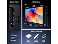 Samsung 75" M72H Mini LED 4K Smart TV (2026) 70 - 79 tums TV