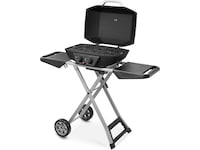 Bärbar gasgrill med dubbelbrännare 4,5 kW Utomhusgrillar