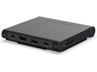 Satechi OnTheGo Foldable Stand Hub (Space Black) Dockningsstation och USB-hub