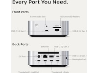 Satechi Thunderbolt 5 CubeDock™ med SSD-kabinett Dockningsstation och USB-hub