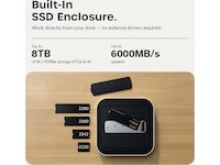 Satechi Thunderbolt 5 CubeDock™ med SSD-kabinett Dockningsstation och USB-hub