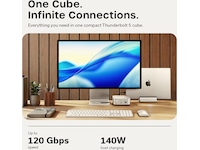 Satechi Thunderbolt 5 CubeDock™ med SSD-kabinett Dockningsstation och USB-hub