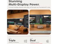 Satechi Thunderbolt 5 CubeDock™ med SSD-kabinett Dockningsstation och USB-hub