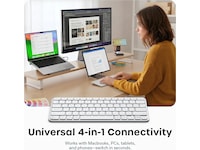 Satechi EX1 Slim trådlöst tangentbord nordisk layout Tangentbord