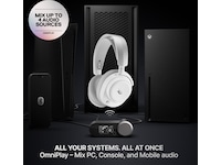 SteelSeries Arctis Nova Pro Omni trådlöst gaming-headset (vit) Gamingheadset
