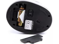 KENSON Vertical Mouse Comfi 2 trådlös mus (svart) -B-Grade Demo mus