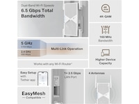 TP-Link RE405BE räckviddförstärkare Range Extender