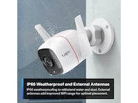 TP-Link Tapo C310 WiFi utomhus övervakningskamera (vit) - 2pk Övervakningskamera