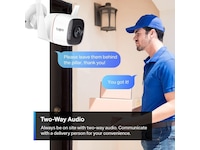 TP-Link Tapo C310 WiFi utomhus övervakningskamera (vit) - 2pk Övervakningskamera