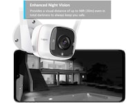 TP-Link Tapo C310 WiFi utomhus övervakningskamera (vit) - 2pk Övervakningskamera