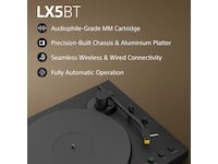 Sony PS-LX5BT trådlös skivspelare med Bluetooth Skivspelare
