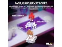 CORSAIR K65 PLUS WIRELESS Gaming Tangentbord (Atomic Purple) Tangentbord