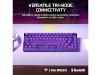 CORSAIR K65 PLUS WIRELESS Gaming Tangentbord (Atomic Purple) Tangentbord