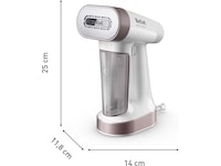 Tefal Pure Force 2in1 DT8720E0 1800 W (Vit & Rosa) Steamer