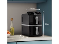 Philips Airfryer 4000 Series Stacked Dual Basket Airfryer