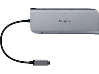 Targus 140W USB-C Dual Video Mobile Dock (Silver) Dockningsstation och USB-hub