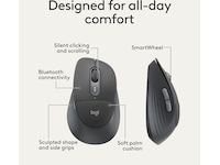 Logitech Signature Comfort M850 L trådlös mus (graphite) Mus