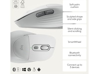 Logitech Signature Comfort M850 L trådlös mus (vit) Mus