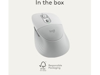 Logitech Signature Comfort M850 L trådlös mus (vit) Mus
