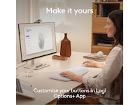 Logitech Signature Comfort M850 L trådlös mus (vit) Mus