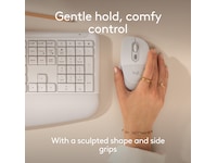 Logitech Signature Comfort M850 L trådlös mus (vit) Mus