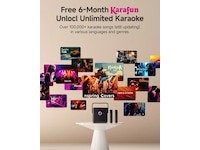 Nedis Ikarao Shell S3 Karaokehögtalare 80W Trådlös / Bluetooth högtalare