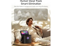 Nedis Ikarao Shell S3 Karaokehögtalare 80W Trådlös / Bluetooth högtalare