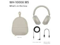Sony WH-1000XM5 trådlösa hörlurar, Over-Ear (silver) -B-Grade Demo headset