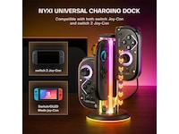 NYXI Zeus Nintendo Switch 1 & 2 laddstation Tillbehör till spelkonsoler