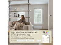 Mill Smart WiFi Golvtermostat 2-pack (matt vit) Tillbehör till värme