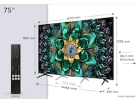 TCL 75" Q6C Premium QD-MiniLED TV (2026) 70 - 79 tums TV