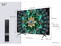 TCL 50" Q6C Premium QD-MiniLED TV (2026) 50 - 59 tums TV