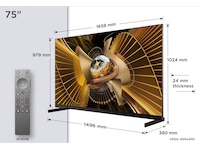 TCL X11L 75” SQD-Mini LED 4K Smart TV (2026) 70 - 79 tums TV