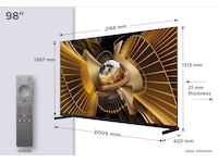 TCL X11L 98” SQD-Mini LED 4K Smart TV (2026) Över 80 tums TV