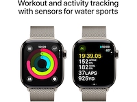 Apple Watch Series 10 GPS + LTE 42mm Titan (naturlig) -B-Grade Demo watches