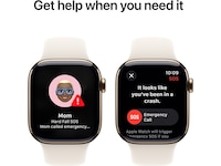 Apple Watch Series 10 GPS + LTE 42mm Titan (guld) -B-Grade Demo watches