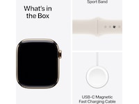 Apple Watch Series 10 GPS + LTE 42mm Titan (guld) -B-Grade Demo watches