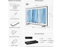 Samsung 85" The Frame Pro Neo QLED 4K Mini LED Smart TV (2026) Över 80 tums TV