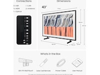 Samsung 43" The Frame QLED 4K Smart TV (2026) 20 - 49 tums TV