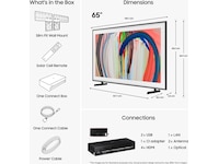 Samsung 65" The Frame QLED 4K Smart TV (2026) 60 - 69 tums TV
