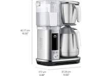 Sage the Luxe Brewer Thermal Kaffemaskin (borstat rostfritt stål) Kaffebryggare