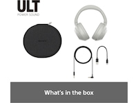 Sony ULT WEAR trådlösa hörlurar Over-Ear (vit) + Sony WI-C100 Hörlurar