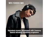 Sony WH-1000XM6 trådlösa hörlurar, Over-Ear (svart) + Sony WH-CH520 Hörlurar