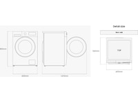 Samsung Tvättmaskin AI Ecobubble 9kg WW90DG5G34AEEE Tvättmaskin