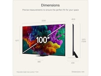 LG 100'' QNED evo AI 87B6 MiniLED 4K TV (2026) Över 80 tums TV