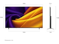 LG 85" NU90 Nano UHD Smart TV (2026) Över 80 tums TV