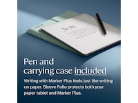 reMarkable Paper Pure 10,3" + Marker Plus + Sleeve Folio (mist green) Digitala anteckningsblock